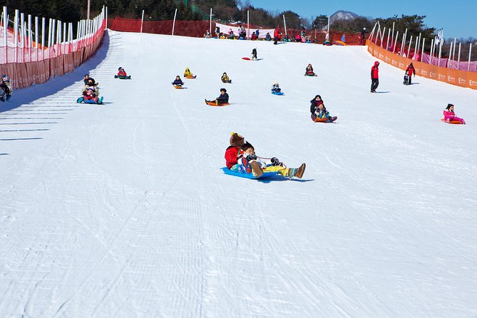 Elysian Gangchon Winter Ski + Eobi Ice Valley Day Tour fr Seoul - Elysian Gangchon Ski Resort: the 7-hour snow block that makes or breaks the day