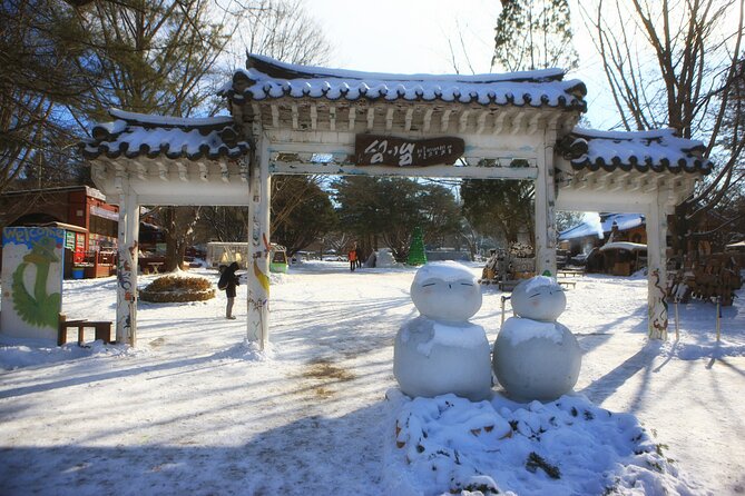 Eobi Ice Wall & Nami Island & Morning Calm Light Festival - Nami Island: Ship Tickets Included and Time to Roam