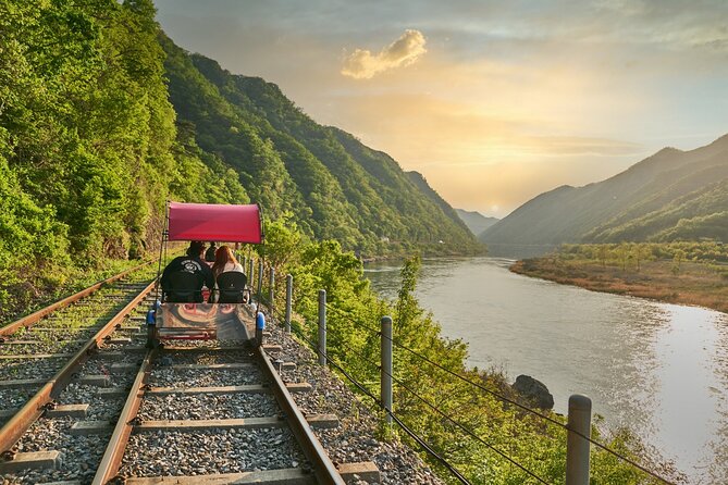 Eobi Valley(Winter), Strawberry, Nami Island & Railbike fr Seoul - Nami Island: tree-lined strolls, bikes, and easy lunch time