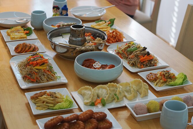 K-food cooking Japchae Mandu Tteokbokki & Fishcake - Key highlights to know before you go