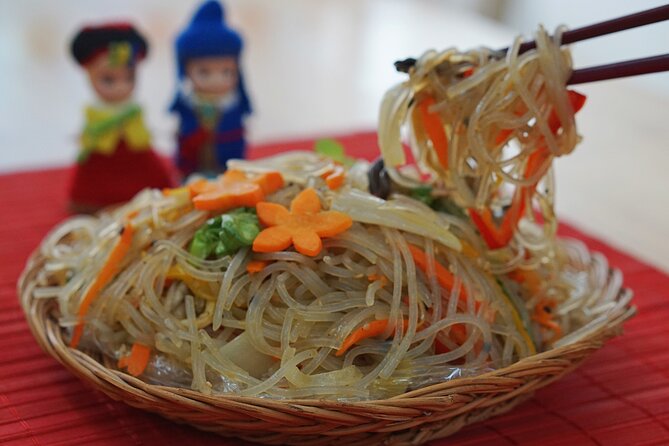 K-food cooking Japchae Mandu Tteokbokki & Fishcake - Inside the Studio: Photo Time, a Korean Table, and Calm Cooking