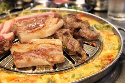 Seoul: Anthony Bourdain-Inspired BBQ and Pub Experience - Stop 1 at Jeongdaepo Galmaegi: galmegisal done Mapo-style