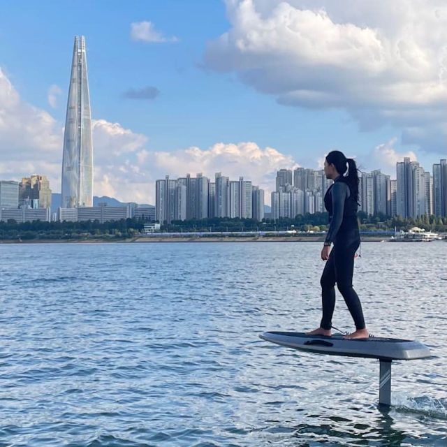 Seoul : Efoil Experience in Han River - Ttukseom Hangang Park: Cleaner Water and Calmer Conditions