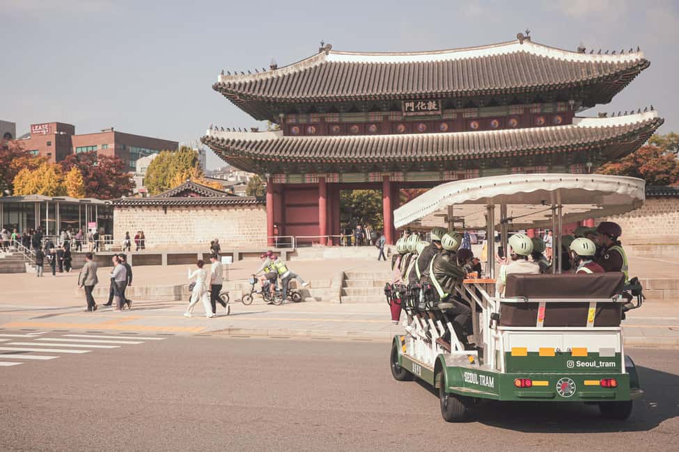 Seoul: Guided Tram Tour with Snacks and Hidden Alleys - Bukchon Hanok Village: quick walking through old-street Seoul