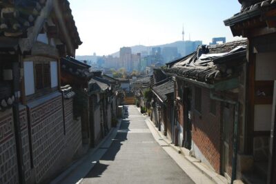 Seoul: Gyeongbok Palace, Bukchon Village, and Gwangjang Tour - Bukchon Hanok Village: your fast photo walk with context
