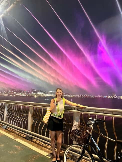 Seoul: Han River Sunset Bike Tour with Rainbow Fountain Show - Banpo Hangang Park Break and the Rainbow Fountain Show on Banpo Bridge