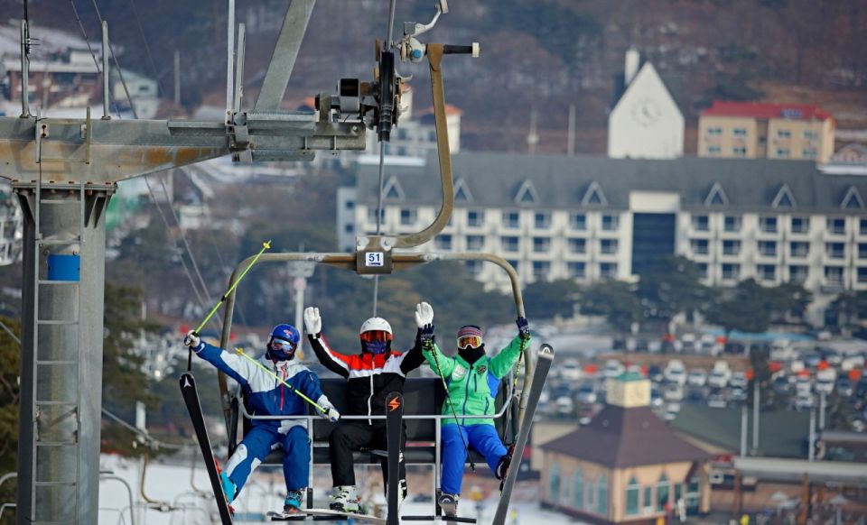 Seoul: Jisan Forest Winter Ski Day Tour with Basic Lesson - Picking the Right Option: Shuttle Only vs Ski or Snowboard Full Package