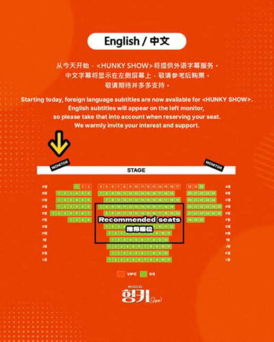 Seoul: Musical Hunky Show Experience - Seats, VIP energy, and how close you’ll actually be