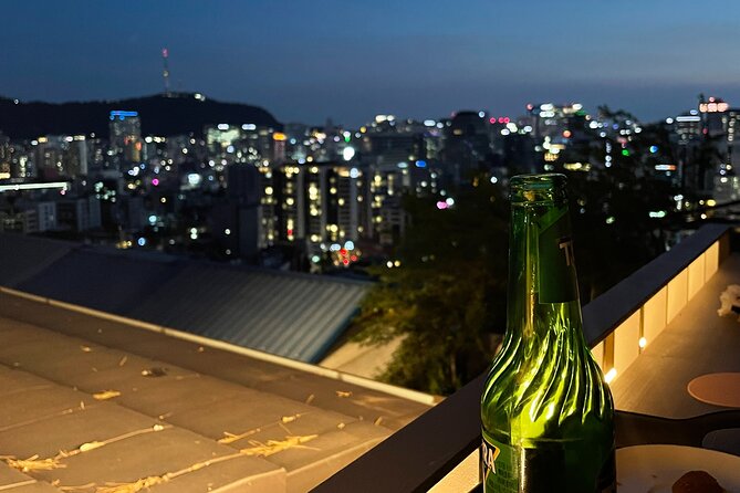 Sunset Walking Tour in Naksan Park with Dinner - Café terrace refreshment: drink choices with a view